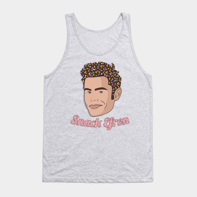 Snack Efron Tank Top by Lights, Camera, Podcast